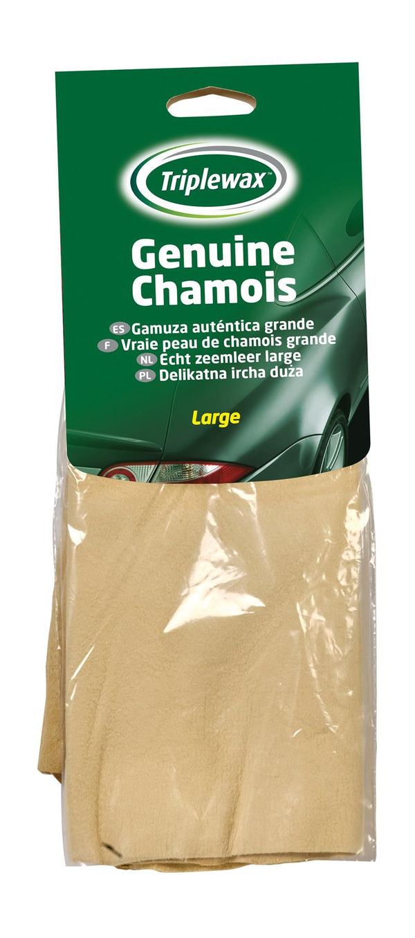 Triplewax Genuine Leather Chamois Large