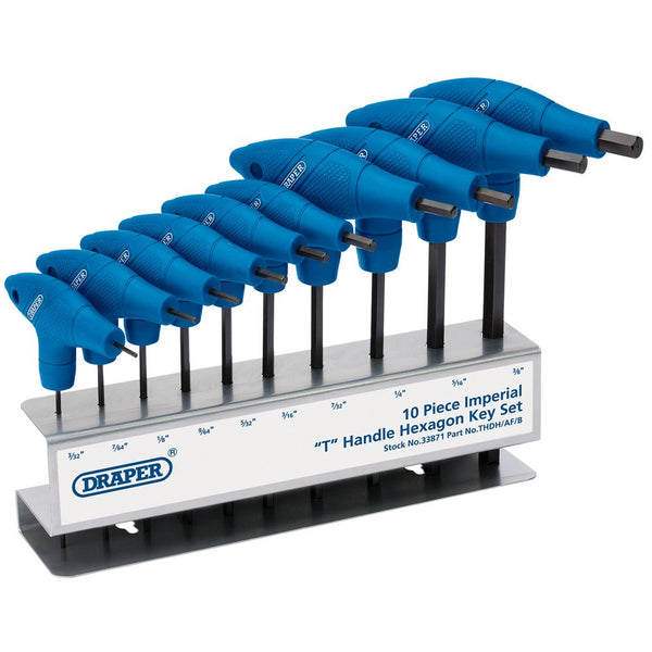Imperial T-Handle Hexagon Key Set (10 Piece) - 33871