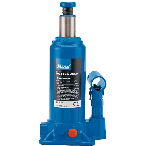 Hydraulic Bottle Jack (4 Tonne) - 13066