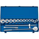 3/4" Sq. Dr. Metric Socket Set in Metal Case (15 Piece) - 16440