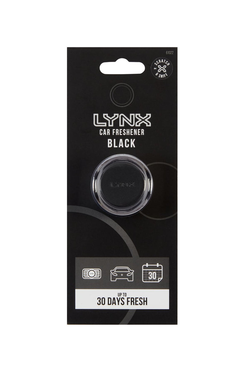 Lynx Mini Vent Air Freshener Black