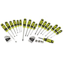 Screwdriver, Hex Key and Bit Set (Green) (44 Piece) - 78619