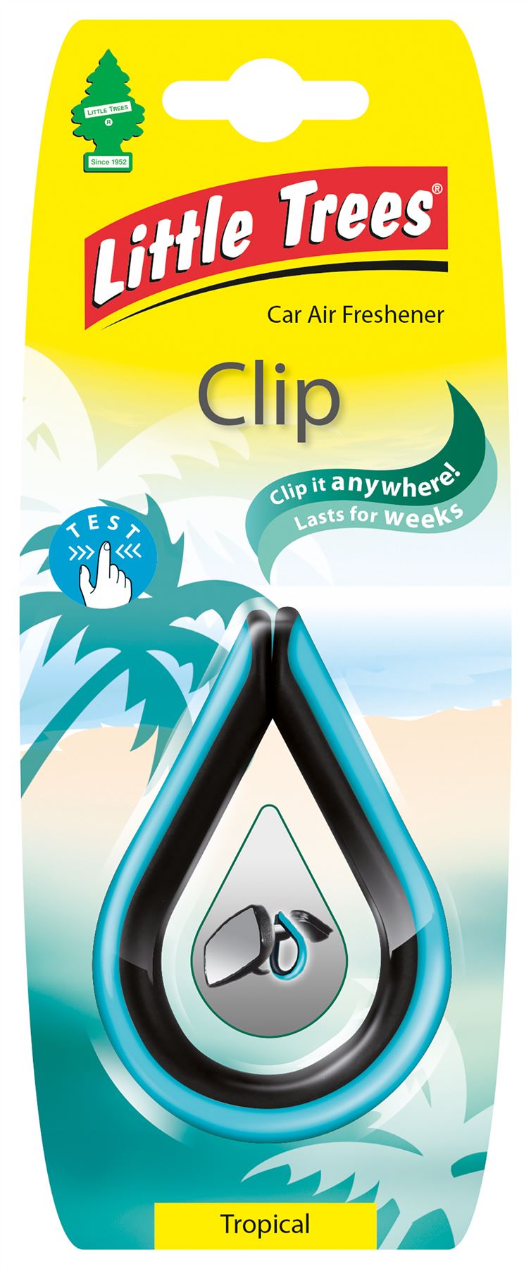 Little Trees LTC005 Vent Clip Air Freshener - Tropical