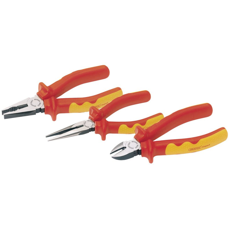 VDE Fully Insulated Plier Set (3 Piece) - 69288