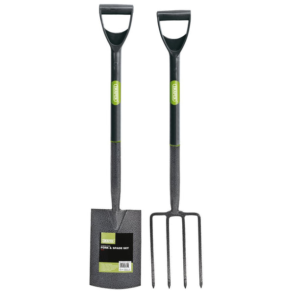Carbon Steel Garden Fork and Spade Set - 83971