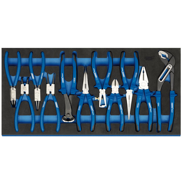 Heavy Duty Plier Set in Full Drawer EVA Insert Tray (11 Piece) - 63268