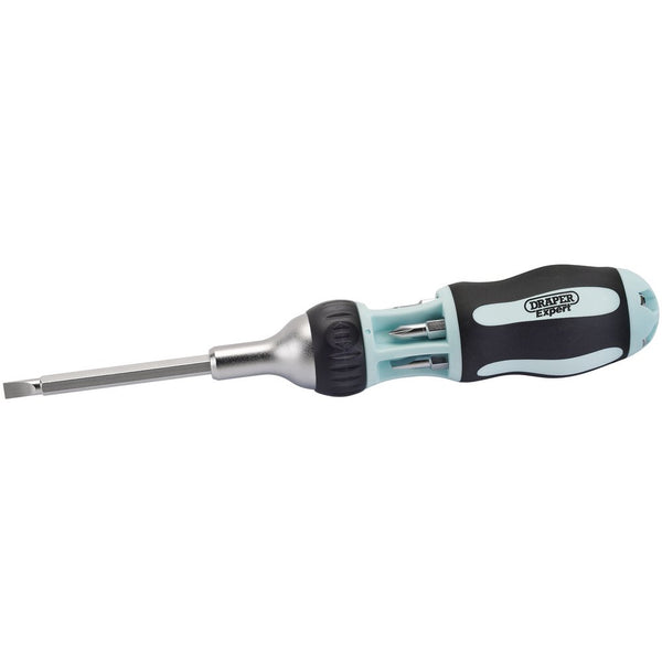 Soft Grip 7 in 1 Ratcheting Screwdriver and Bit Set - 83721