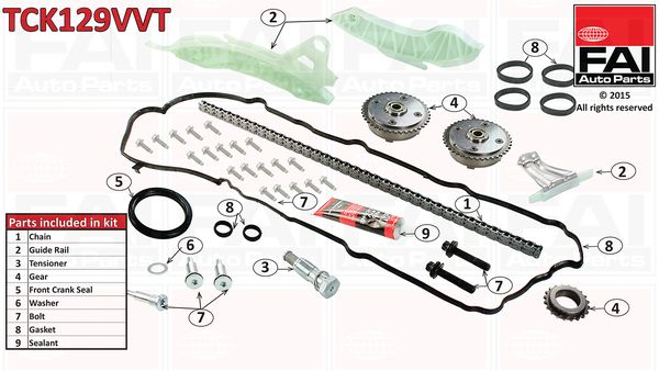 FAI Timing Chain Kit - TCK129VVT