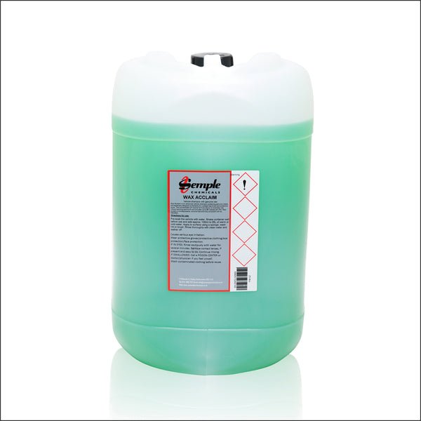 Semple Chemicals Wax Acclaim 25 Litre - VAL35