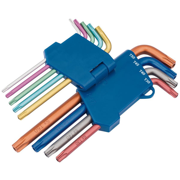 Draper TX-STAR Security Coloured Key Set (9 Piece) - 22204