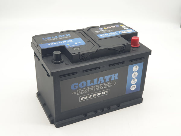 Goliath G096 EFB - 096 EFB 70Ah 680A Start Stop Battery - 3 Year Warranty