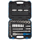 1/2" Sq. Dr. Combined MM/AF Socket Set (33 Piece) - 16363