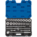 3/4" Sq. Dr. Combined MM/AF Socket Set (26 Piece) - 16484